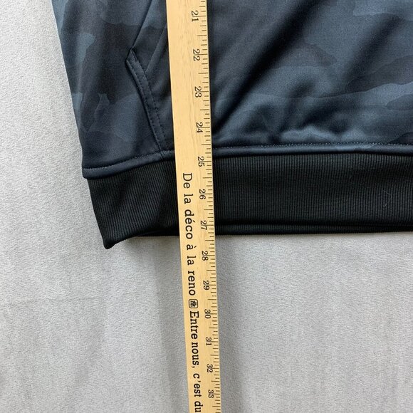 686 Mens Small Blue Camo Hoodie Long Sleeve Bonded Fleece Pullover Snowboarding - Picture 9 of 12